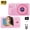 Rouge Pink, variant on Digital Camera, AF Lens Camera, MP3 Palyer & Camera Combo, 72MP Resolustion, 16X Digital Zoom with Built-In Battery, Gift for Teens, Girls, Boys