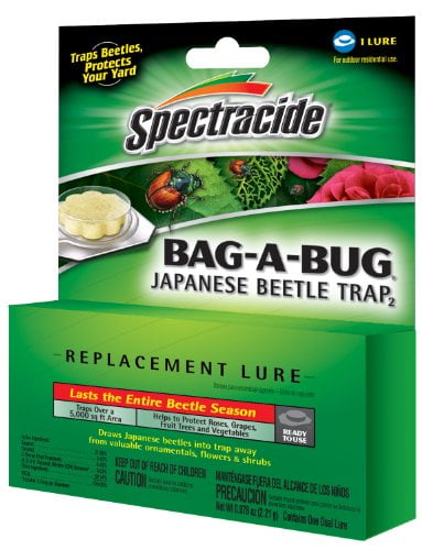 2 Pack SPECTRACIDE JAPANESE BEETLE TRAP BAG A BUG REPLACEMENT LURE BAIT 6541692