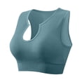 thumbnail image 3 of Brasieres de Mujer Ropa Interior Femenina para Fitness, Running, Yoga, Chaleco A Prueba de Golpes, Escote En U Profundo, sin Aros de Acero, Sujetador Cómodo Fruncido Mediana, 3 of 3