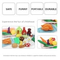 thumbnail image 2 of Cocina Juego De Cocina De 42 Piezas Juego De Simulación Con Gorro De Chef Delantal Cocina Estufa De Juguete Cacerola Cuchara Verduras Frutas Cesta De Almacenamiento Juego De Rol, 2 of 6