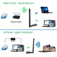 thumbnail image 6 of XSY Dual Band USB Adapter 1200M 2.4G+5G USB3.0 External Wireless Network Card WiFi Receiver, 6 of 7