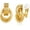 style 2, variant on Gold Clip On Earrings for Women Gold Plated Geometric Knot Ear Clip Chunky Door Knocker Studs Earrings Trendy Jewelry