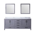 thumbnail image 2 of Elegant and Spacious - Dark Grey Double Bath Vanity with Marble Top for Durable Storage, 2 of 4