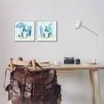 thumbnail image 2 of Nautical Gnomes Beach Surfboards Fairy Tales & Fantasy Graphic Art White Framed Art Print Wall Art, Set of 2, 2 of 8