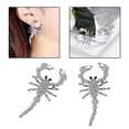 thumbnail image 4 of Pendientes de escorpión exagerados Bling para concierto Halloween Zulema Aretes, 4 of 8