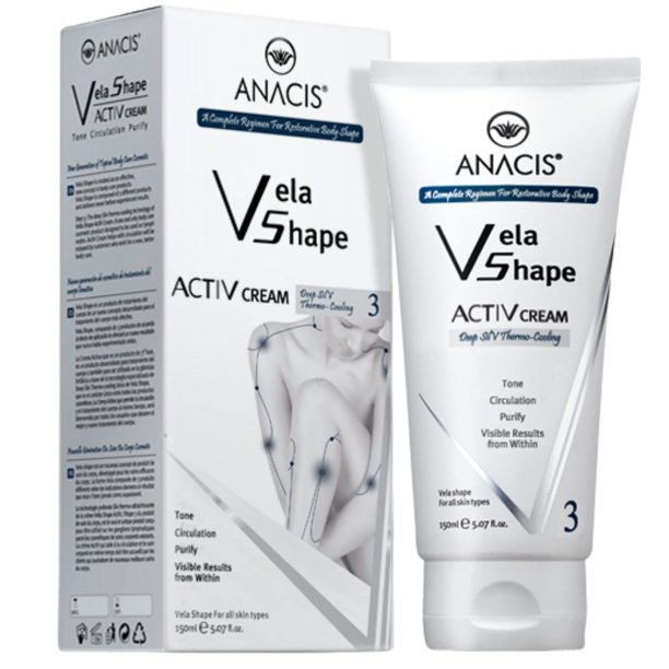 Crema anticelulitis Cuerpo activo Apunta al estómago Muslos y glúteos Crema humectante humectante con potentes ingredientes naturales y activos. Anacís 5.07Oz