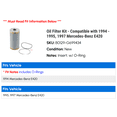 thumbnail image 2 of Oil Filter Kit - Compatible with 1994 - 1995, 1997 Mercedes-Benz E420, 2 of 2