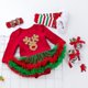 thumbnail image 1 of 4 Uds. Vestido de Navidad para niñas, calcetines, diadema y zapatos, 1 of 2