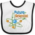 thumbnail image 3 of Inktastic Future Scientist with Atom Boys or Girls Baby Bib, 3 of 4