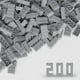 thumbnail image 1 of Ttehgb Toy Classic Bulk Brick Block 2X4 Ladrillo De Construcción De 200 Piezas Gris Claro Compatible con Piezas Y Piezas 3001 Juego De Juego Creativo - Compatible con Las Principales Marcas(Color:Gris, 1 of 5