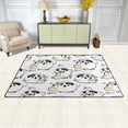 thumbnail image 3 of Coolnut Lightweight Soft Area Rugs 60 x 39 inch (5'x 3'3"), White Cows Floor Mat for Kids Playing Room Hardwood Floor Living Room Nursery Rugs, 3 of 6