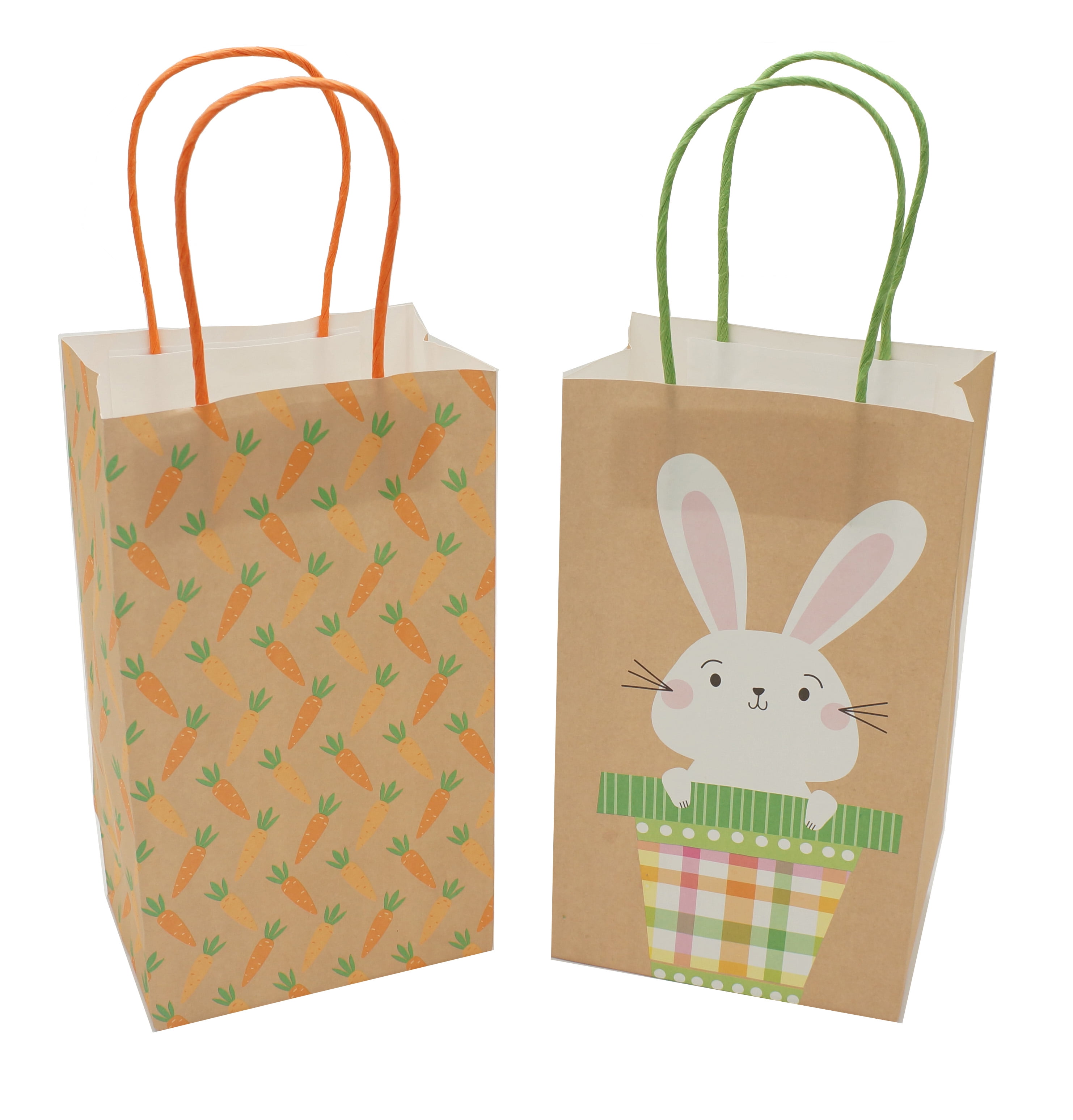 Way To Celebrate 2PK Gift Bag Bunny and Carrot