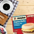 thumbnail image 6 of Jimmy Dean Sausage Egg & Cheese English Muffin Breakfast Sandwich, 36.8 oz, 8 Count (Frozen), 6 of 17