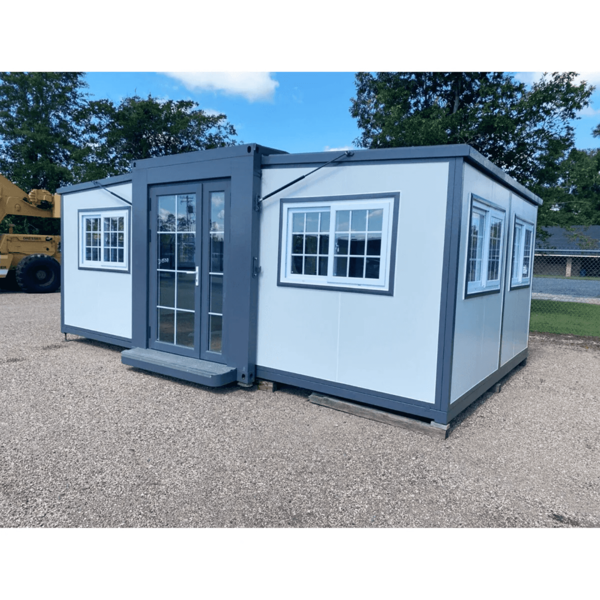 DuraYu 13x20ft Expandable Prefab Tiny House, Portable Modular Home Kit with Bedroom & Bathroom, Foldable ADU Backyard Office Cabin