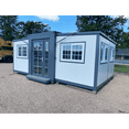 thumbnail image 2 of DuraYu 13x20ft Expandable Prefab Tiny House, Portable Modular Home Kit with Bedroom & Bathroom, Foldable ADU Backyard Office Cabin, 2 of 9