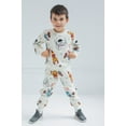 thumbnail image 2 of Marvel Avengers Spider-Man Hulk Iron Man Captain America Toddler Boys Fleece Sweatshirt and Pants Set White 2T, 2 of 5