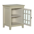 thumbnail image 3 of Linon Home Largo Antique Single Door Cabinet, Multiple Colors, 3 of 14