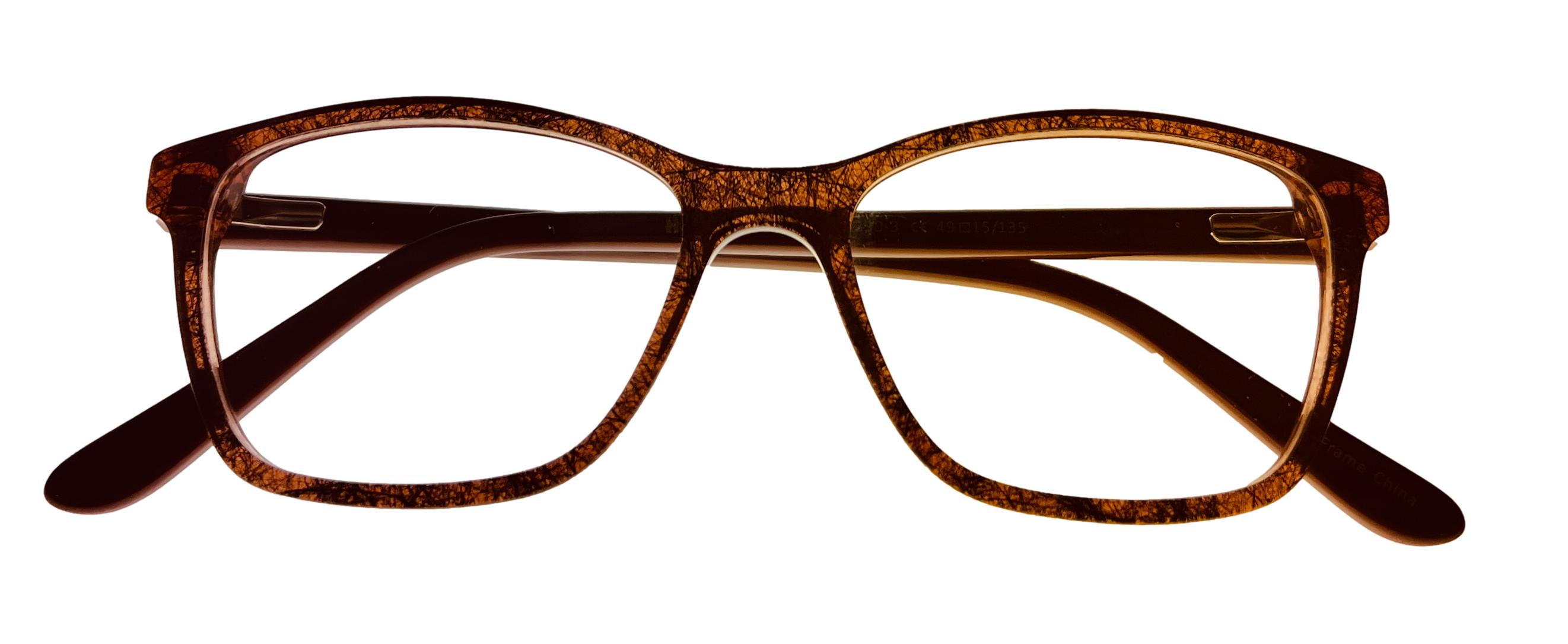 Hello Kitty Girls Brown Soft Rectangle Plastic Eyewear Frame 290 49mm
