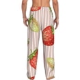 thumbnail image 3 of Daiia Strawberries Men's Sleep Pant with Pockets and Drawstring,Pajama Pants-Medium, 3 of 9