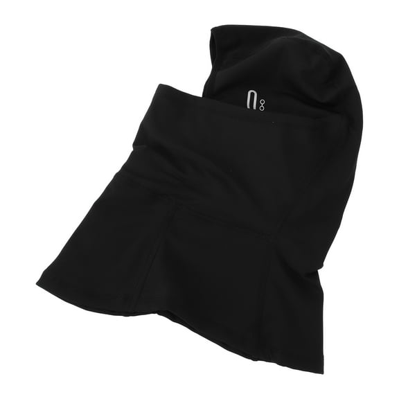 Unique Bargains Balaclava Face Mask Double Mesh Long Scarf Ski Sun Hood  Masks for Motorcycle Cycling  1 Pcs Black