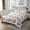 Brown White Grey, variant on Erosebridal Cartoon Fox Quilt Sets for Twin Size Bed, Colorful Floral Bedding Set, Woodland Animal Room Decorative, 2pcs