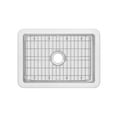 thumbnail image 2 of Whitehaus Whitehaus Collection Undermount/Drop-in Fireclay Kitchen Sinks, Stainless Steel Grid Included, 2 of 5