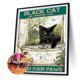 thumbnail image 2 of Pintura de diamante 5D DIY taladro redondo completo cartel de gato negro decoración de pared diamantes de imitación Hugtrwg Para estrenar, 2 of 9