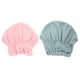 thumbnail image 4 of Gorros de baño cómodos para mujer, gorros para secar el cabello, toallas para secar el cabello, 2 uds., 4 of 6