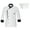 White, variant on Unisex Mens Womens Long Sleeve Chef Jacket Coat with Hat Canteen Bakery Cooking Uniforms White L