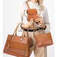 thumbnail image 6 of MMYGU Women Chic Vintage Tote Handbag Satchel 4pcs Purse Set Tassel Hobo Shoulder Bag Mini Clutch, 6 of 6