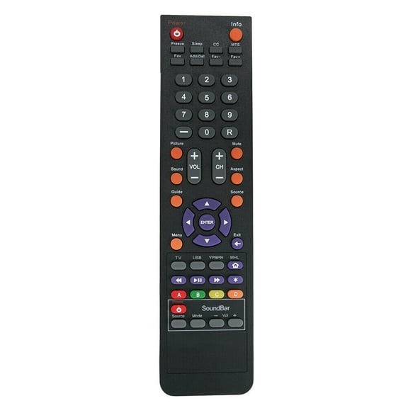 Remote for Sceptre TV E246BV-FMQC E505BV-FMQK E555BV-FMQR E558BV-FMQR E325BV-HDR