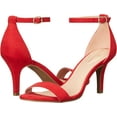 thumbnail image 7 of Bandolino Womens Madia Microsuede Ankle Strap Heels, 7 of 7