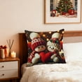 thumbnail image 4 of Christmas Pillow Covers 17.7In Zipper Soft Fabric Accent, 4 of 6