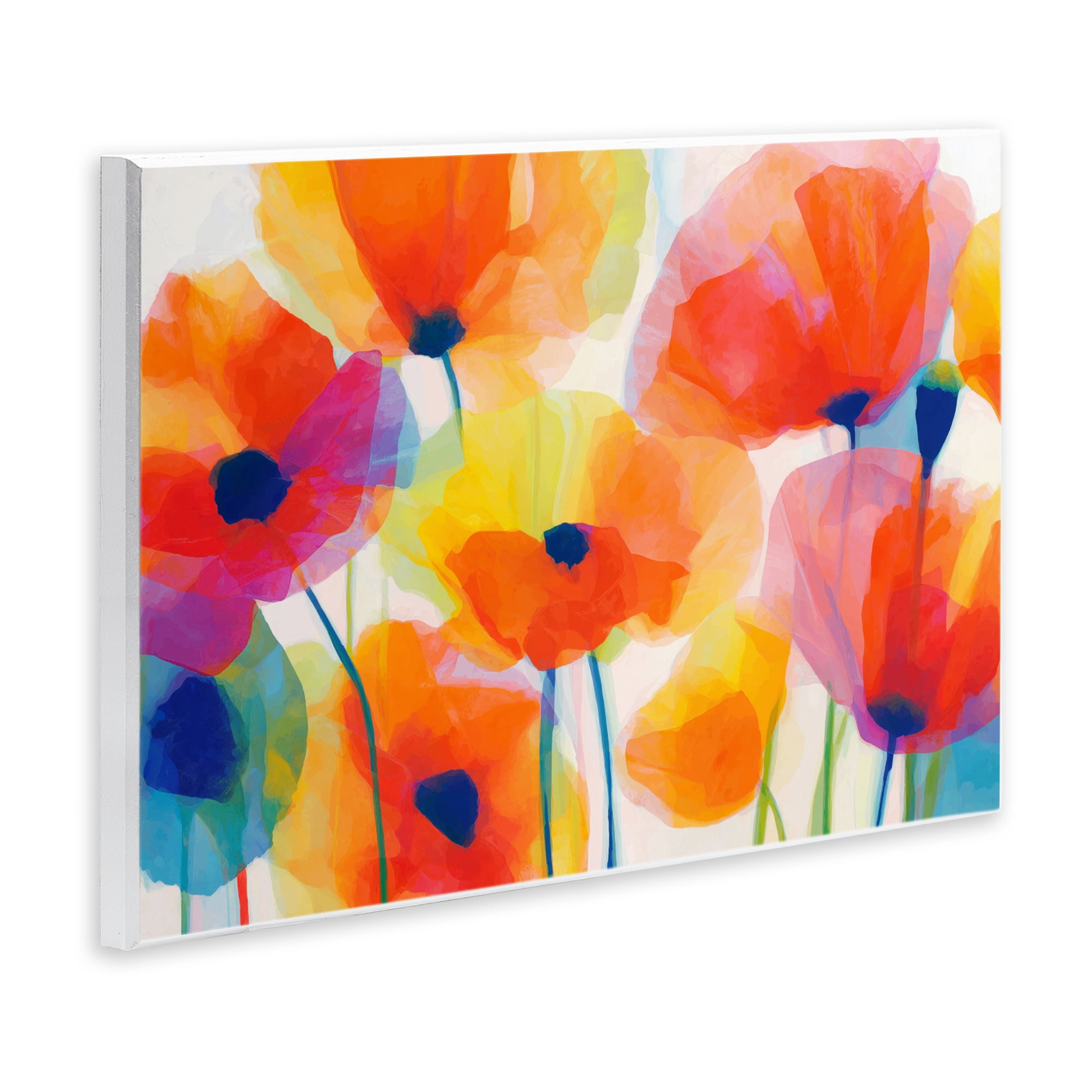 Stupell Industries Poppies At Golden Hour Wall Plaque Art, design by Chromatic Storm Studio