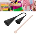 thumbnail image 4 of Children Agogo Bell, Two Tone Traditional Metal Percussion Instrument Latin Agogo Bell Funny  For Family Gathering, 4 of 8