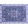 thumbnail image 1 of Ahgly Company Indoor Rectangle Abstract Blue Modern Area Rugs, 4' x 6', 1 of 4