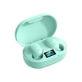 thumbnail image 2 of sweethay Compatibilidad con Bluetooth 5.0 Auriculares Estuche de carga en la oreja Pantalla LED Deportes Llamada manos libres Auricular con Cables de audio/vídeo Verde, 2 of 6