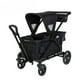 thumbnail image 4 of Baby Trend Expedition 2-in-1 Stroller Wagon PLUS, Ultra Black, 4 of 5