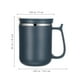 thumbnail image 2 of Juego de taza térmica para café, vaso de vacío, para bebidas frías y calientes, con tapa y cuchara infusora, 401-500 ml, 2 of 5