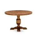 thumbnail image 5 of East West Furniture Irving Asian Wood Dining Table in Sandblasting Walnut, 5 of 8