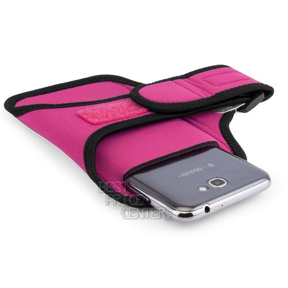 Neoprene Workout Armband Premium SUMACLIFE Case for 6" Phones up to 6.5 x 3.75 Inches