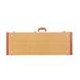 thumbnail image 6 of Topcobe Acoustic Guitar Case, Guitar Hard Case, Square Electric Bass Guitar Hard Case, Wooden Leather Yellow Guitar Hard Shell Case, 6 of 6