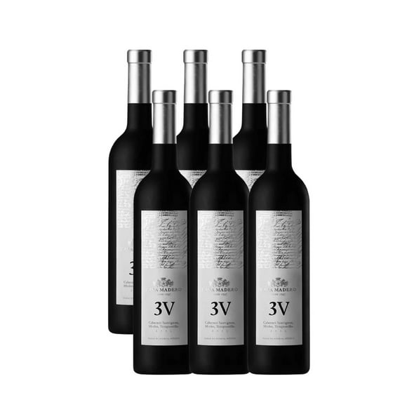 Pack de 6 Vino Tinto Casa Madero 3V 750 ml
