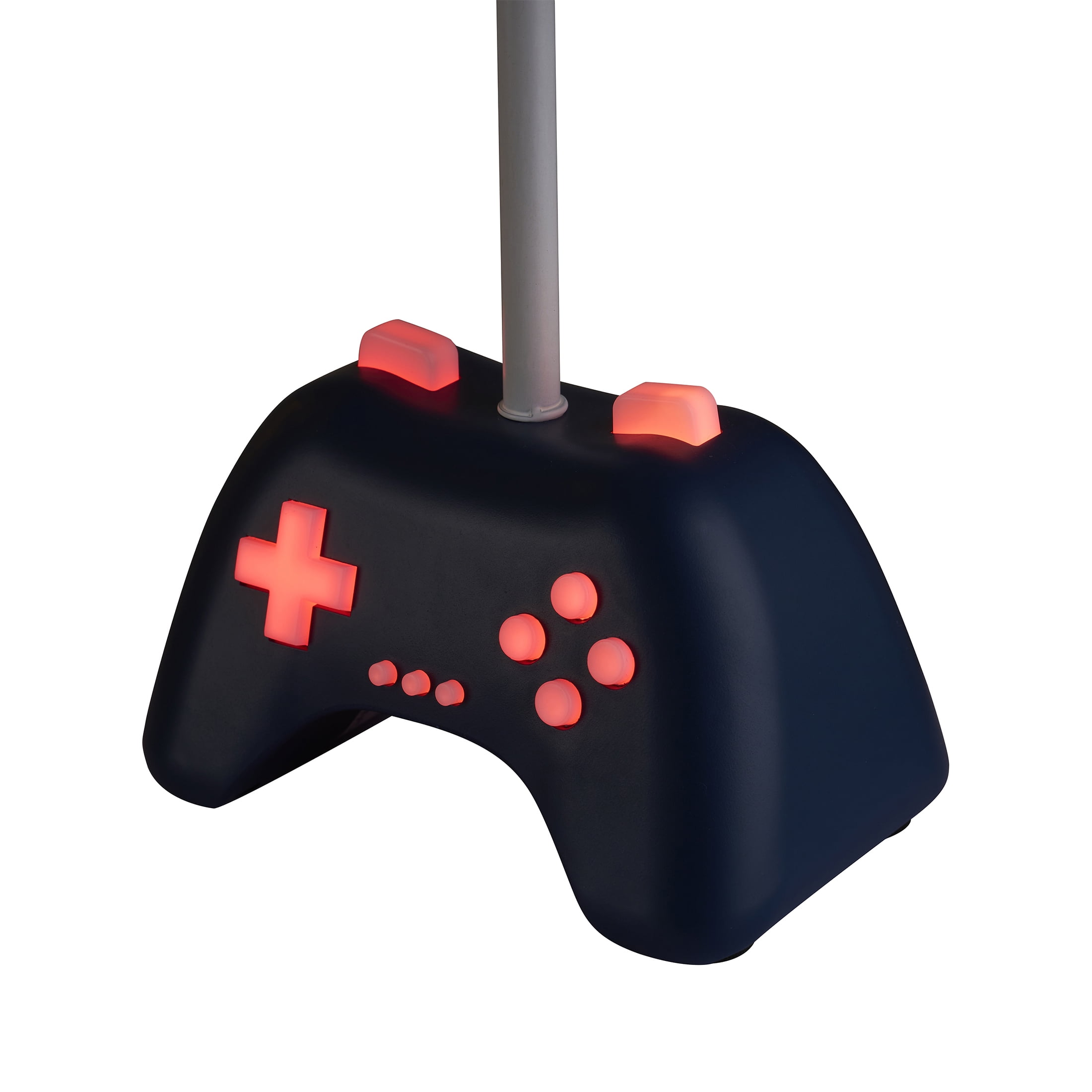Your Zone Kids 16.5" Navy Blue Glow-in-the-Dark Gamer Table Lamp
