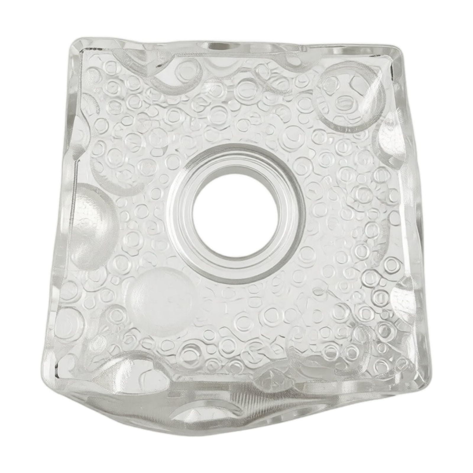 Clear Squishy Relaxation Toy with Moldable Bubble Texture 1 Pack Square Squeeze Toy for Kids and Adults