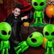 thumbnail image 5 of Balloon Meooeck Alien, 12 unidades, 80 cm, color verde gigante, para fiestas, 5 of 6
