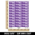 thumbnail image 2 of Incomplete! Finish and Return Teacher Student School Sticker Set - Purple - Matte Finish - 1.75" Medium, 2 of 7