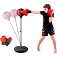 thumbnail image 1 of Kit de Boxeo con Guantes de Boxeo y Pera de Boxeo, Bluelander, Base con Altura Ajustable 31-59 in (80-150 cm), 1 of 5