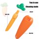 thumbnail image 4 of Bathroom Gadgets , Hair Drain Clog Remover, 2-in-1 Cute Carrot Design Hair Cleaning Clips Tweezers for Bathroom, Kitchen Sink, Shower Drain, Removes Hair and Grime Without Touching, 4 of 9