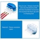 thumbnail image 4 of Conectores de Cable de 3 Vías, Conectores de Cable, Conectores de Cable Eléctricos, Conectores de Cable de Caja 314, Conectores de Coleta Autopelables, 60 Piezas, 4 of 7